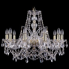 Подвесная люстра bohemia ivele crystal 1411 1411-10-240-g